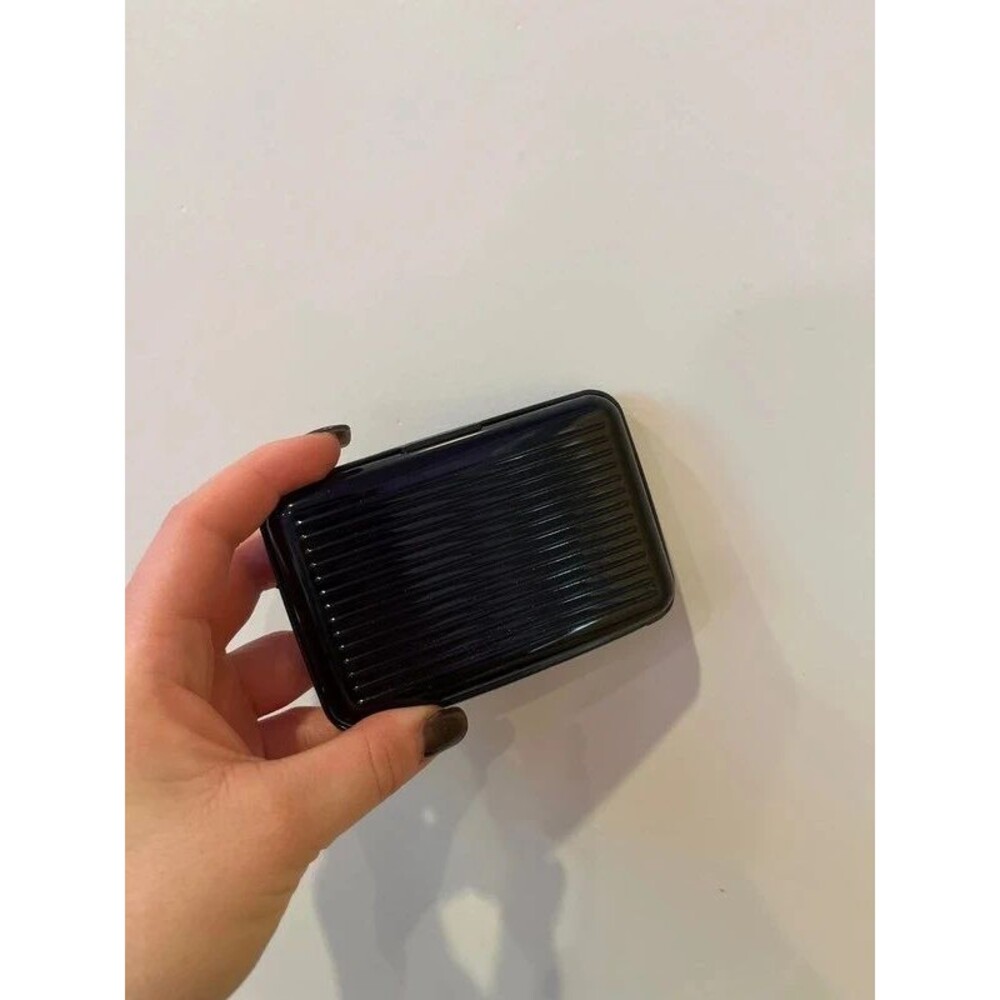 Black Aluminum Wallet